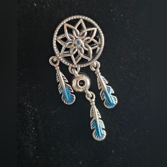 Dream Catcher with Blue Feathered Charm - Picture 3 of 3